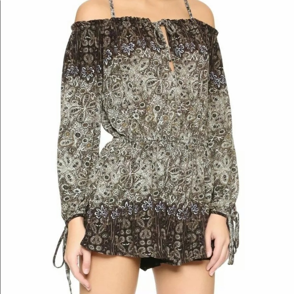 NWT Free People So Divine Midnight Romper Large